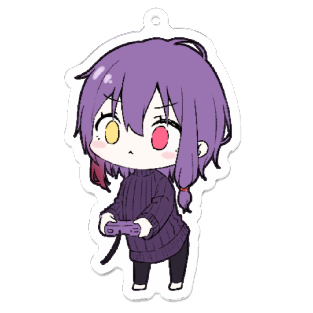 さきまさきミニキャラアクキーA(ゲームまん)