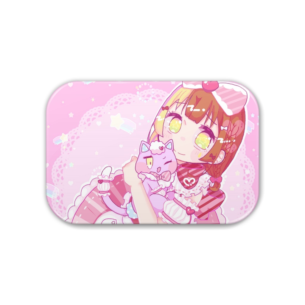 Lo♡blind缶バッジ🕸️ペフねこ🐈