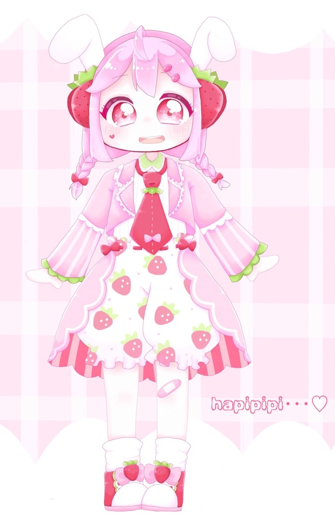 hapipipi・・・♡缶バッジ🍓きい