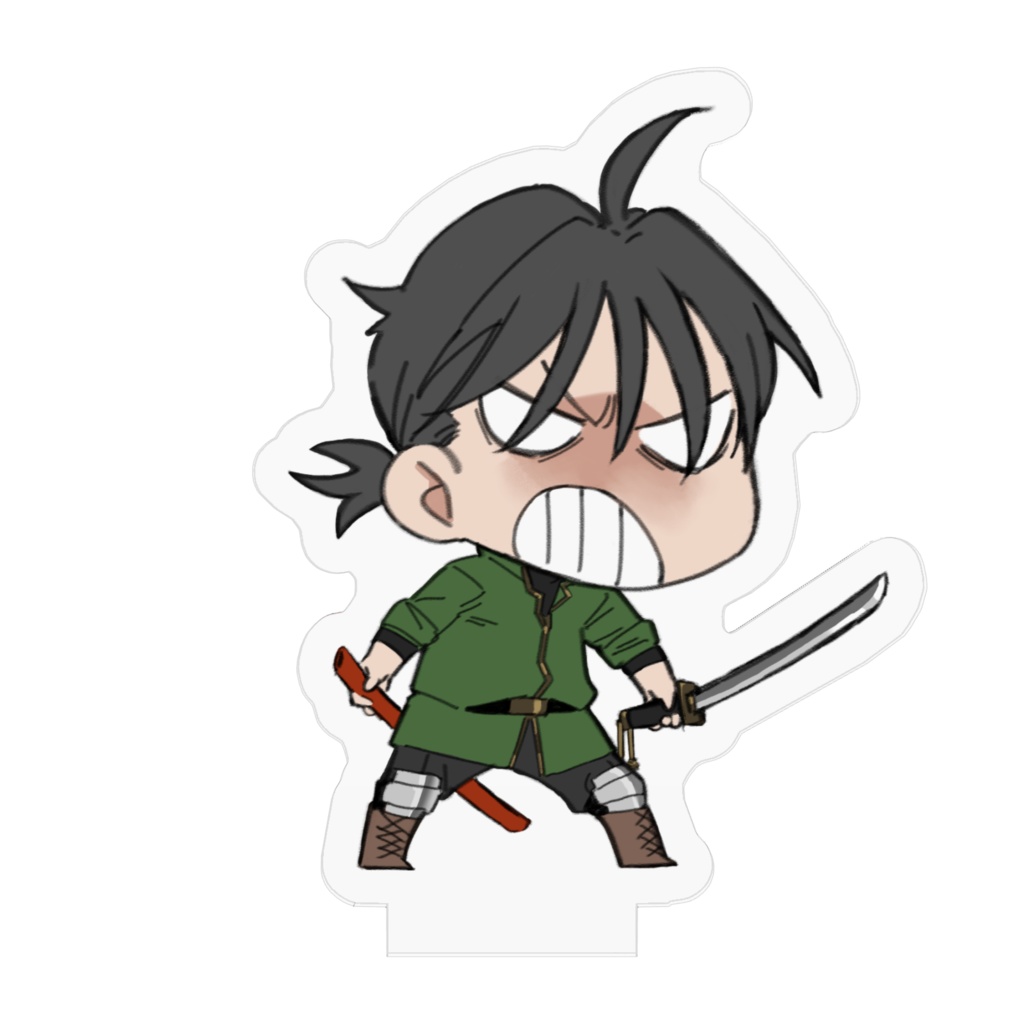 【創作軍人】紙面の軍人たち オロス隊ミニアクリルフィギュア シバクラ一等卒