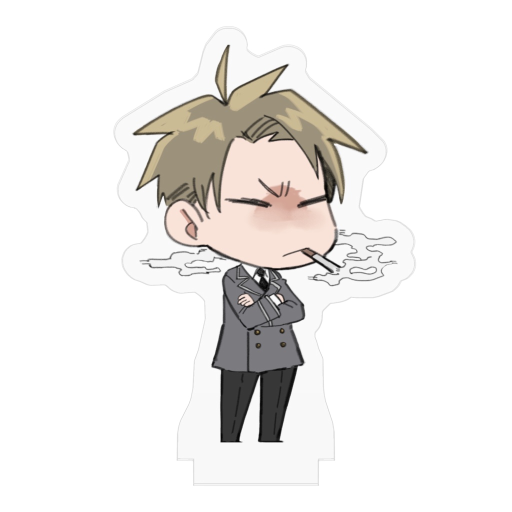 【創作軍人】紙面の軍人たち オロス隊ミニアクリルフィギュア スラヴズ大尉