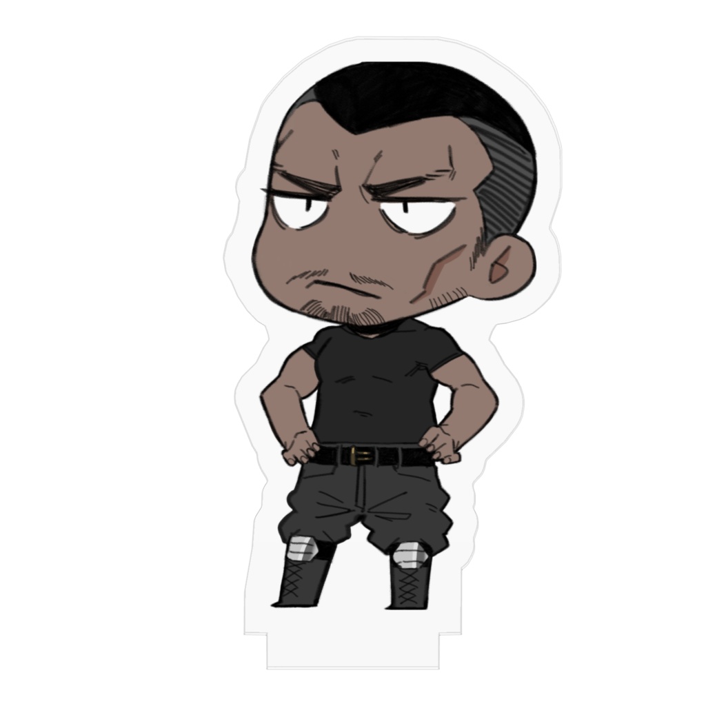 【創作軍人】紙面の軍人たち オロス隊ミニアクリルフィギュア ガラハッズ大尉