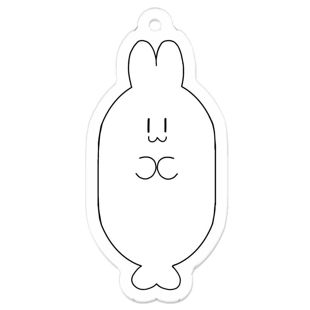 ウサザラシ アクリルキーホルダー