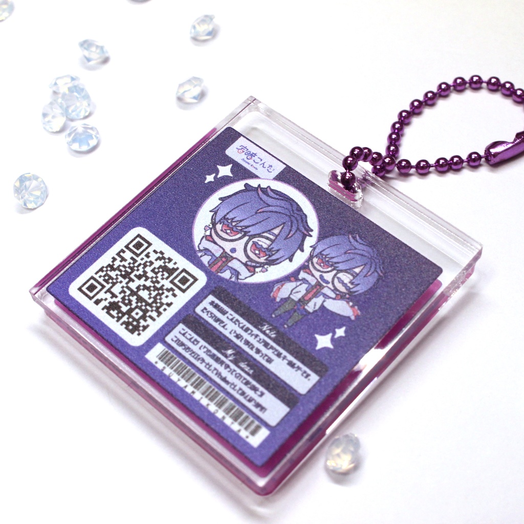 12/6 受注生産】フィギュア風こんたくんアクキー - すやみや - BOOTH