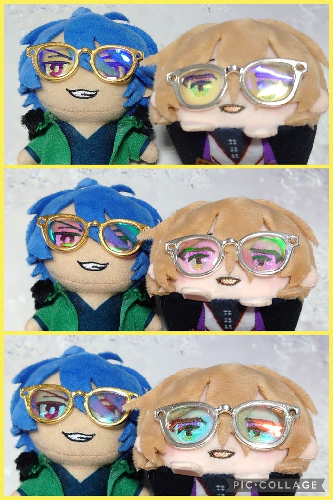 【オーロラver.A】ぬい用メガネ
