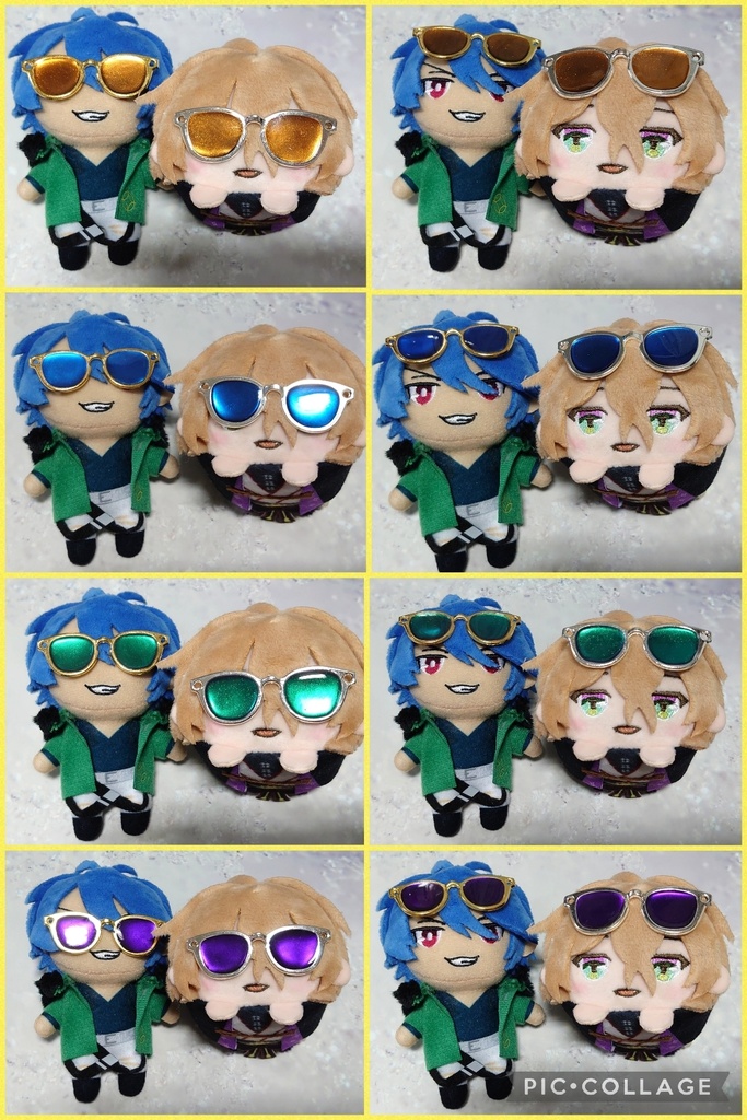 【ギラギラ】ぬい用メガネ