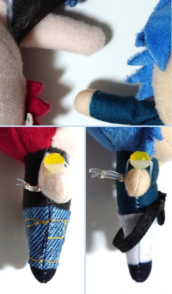 【レッド】ぬい用 リングライト風ブレスレット