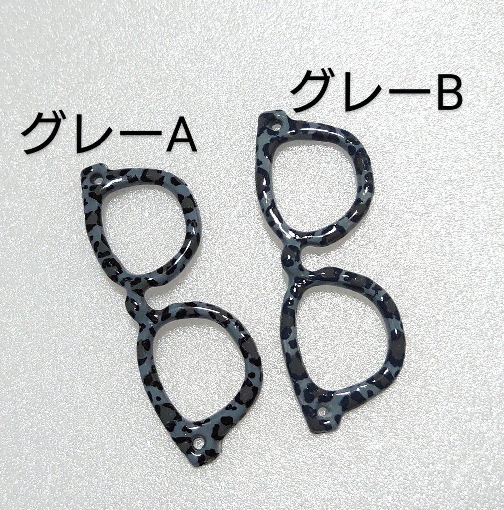 【アニマル柄①】ぬい用メガネ