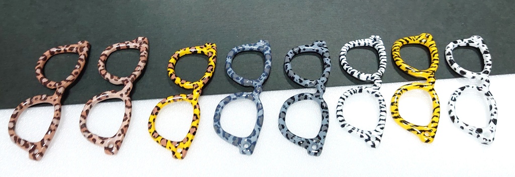 【アニマル柄①】ぬい用メガネ