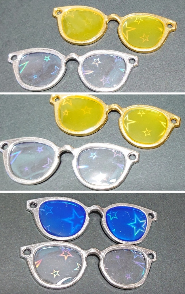 【スター】ぬい用メガネ・サングラス