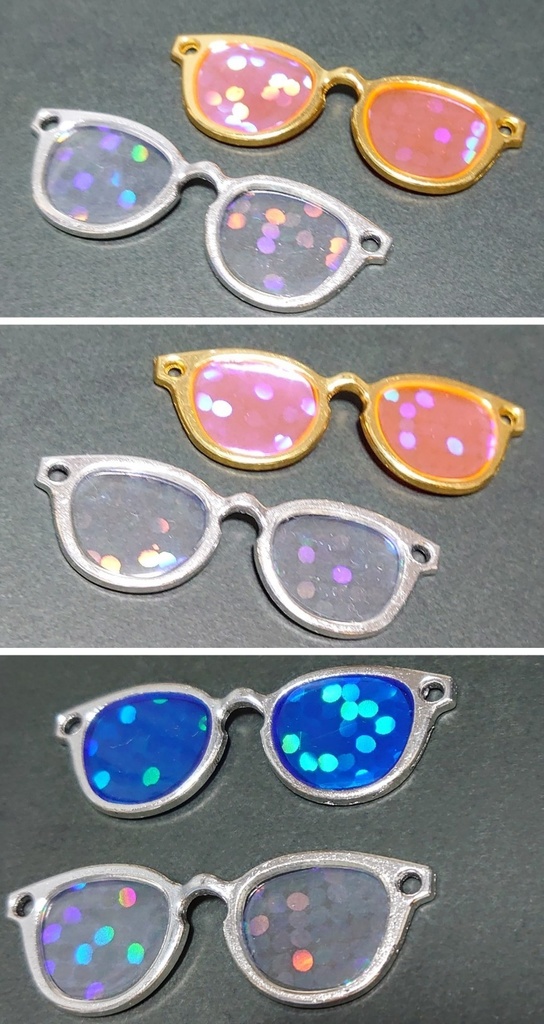 【ドット】ぬい用メガネ・サングラス