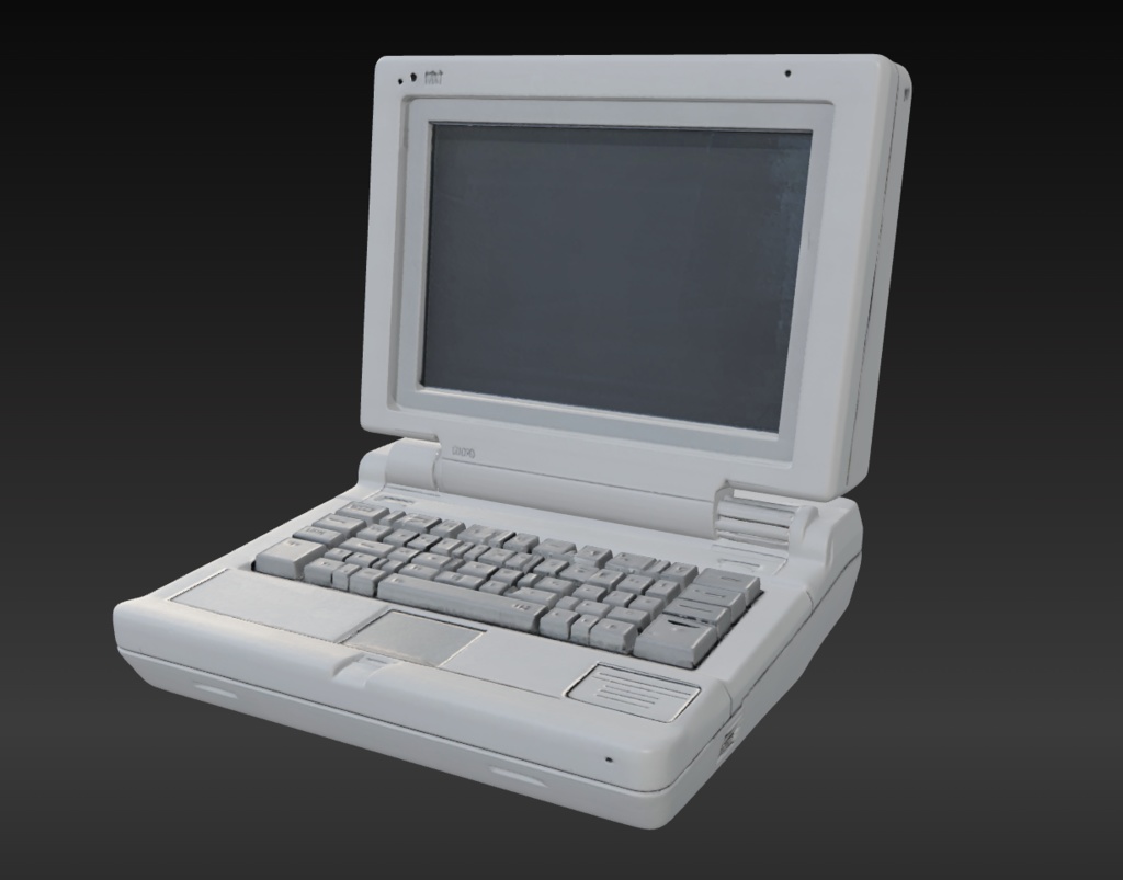 ヌルっとした90年代ラップトップPC