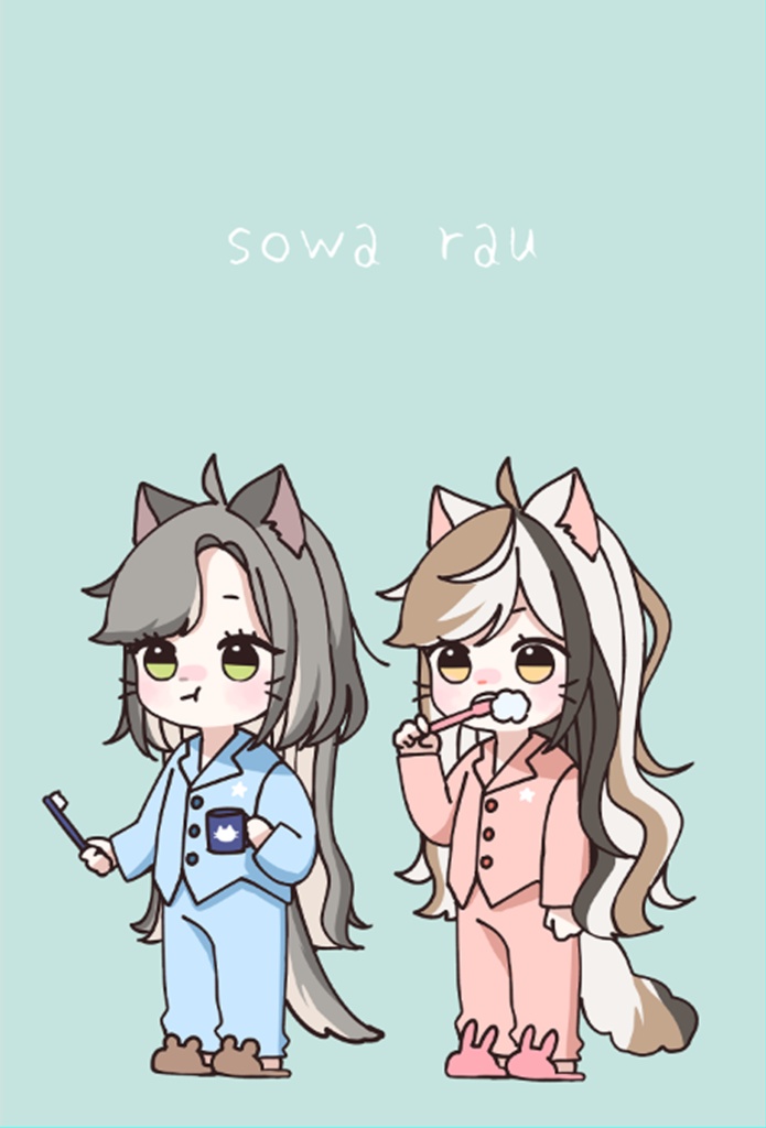 『そわらうはみがき』ポストカード