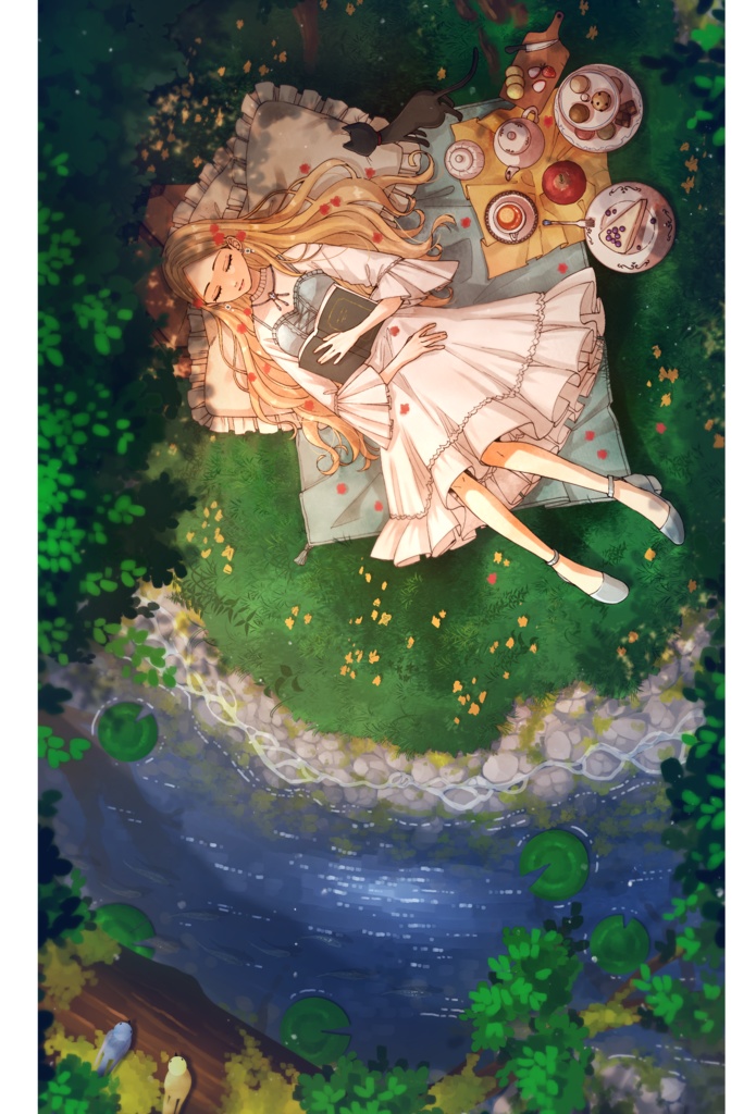 『森の中で』ポストカード