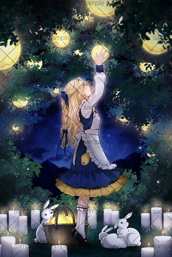 「月のなる木」ポストカード