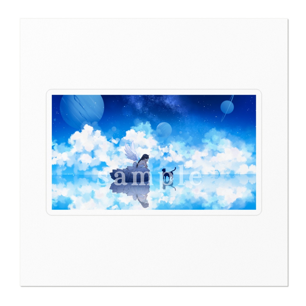 「君と私だけの世界」ステッカー