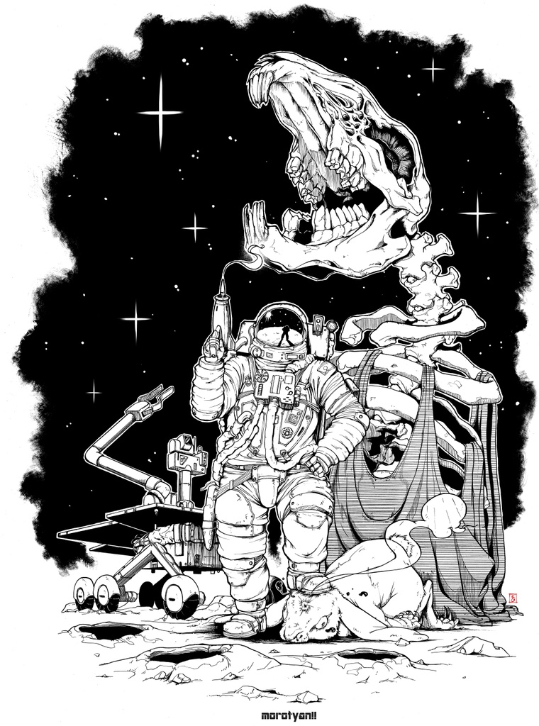 月面侵略(しろくろ)