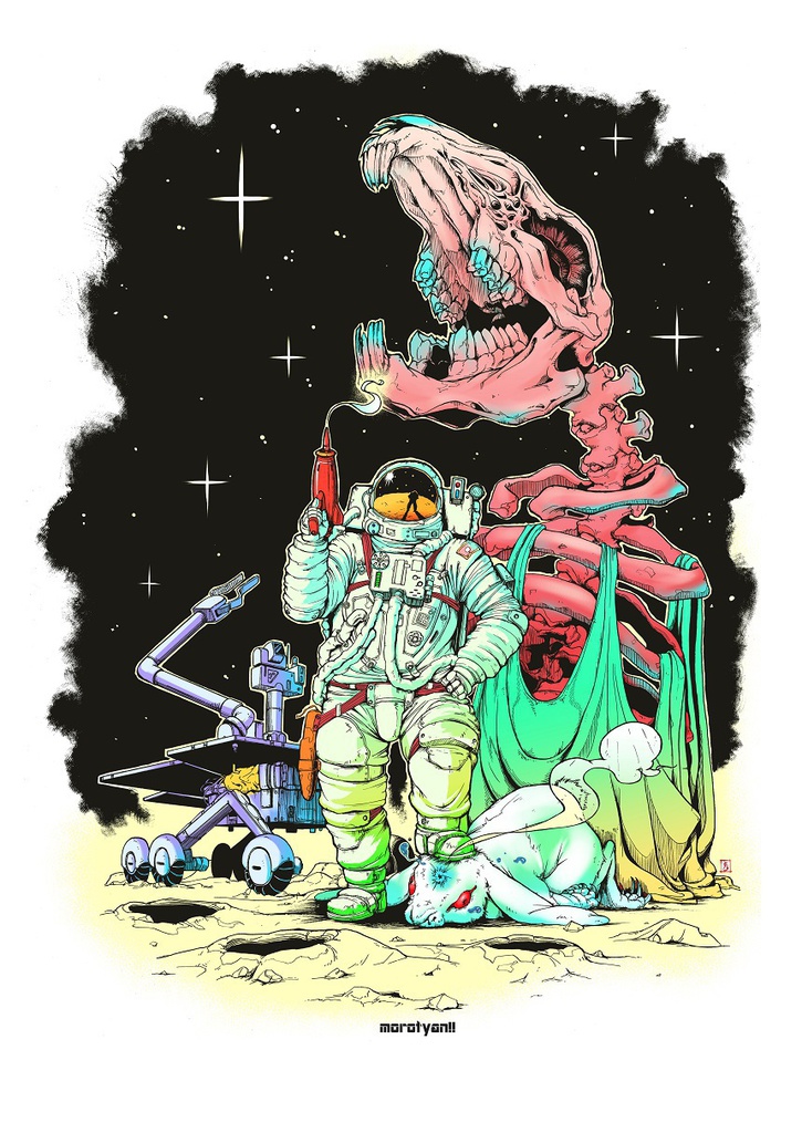 月面侵略(いろつき)