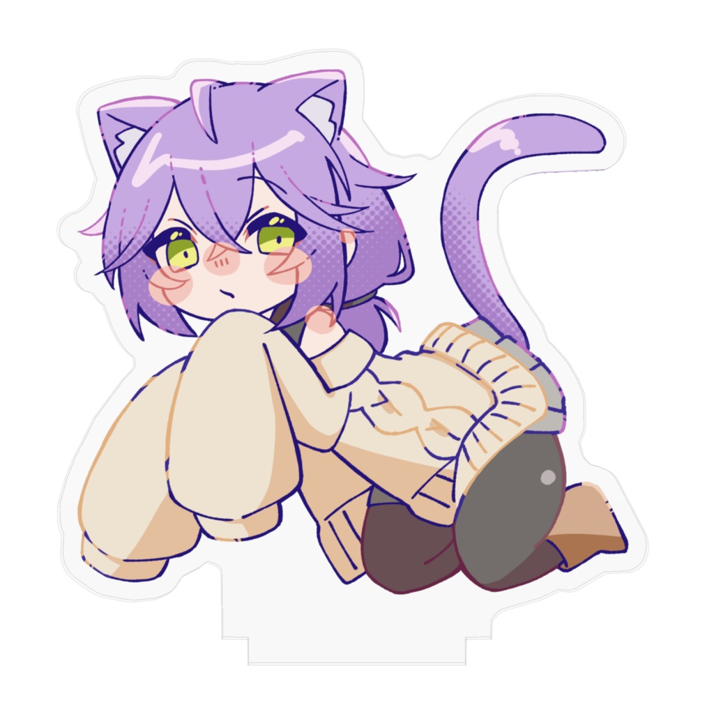 黑葉のアクリルフィギュア