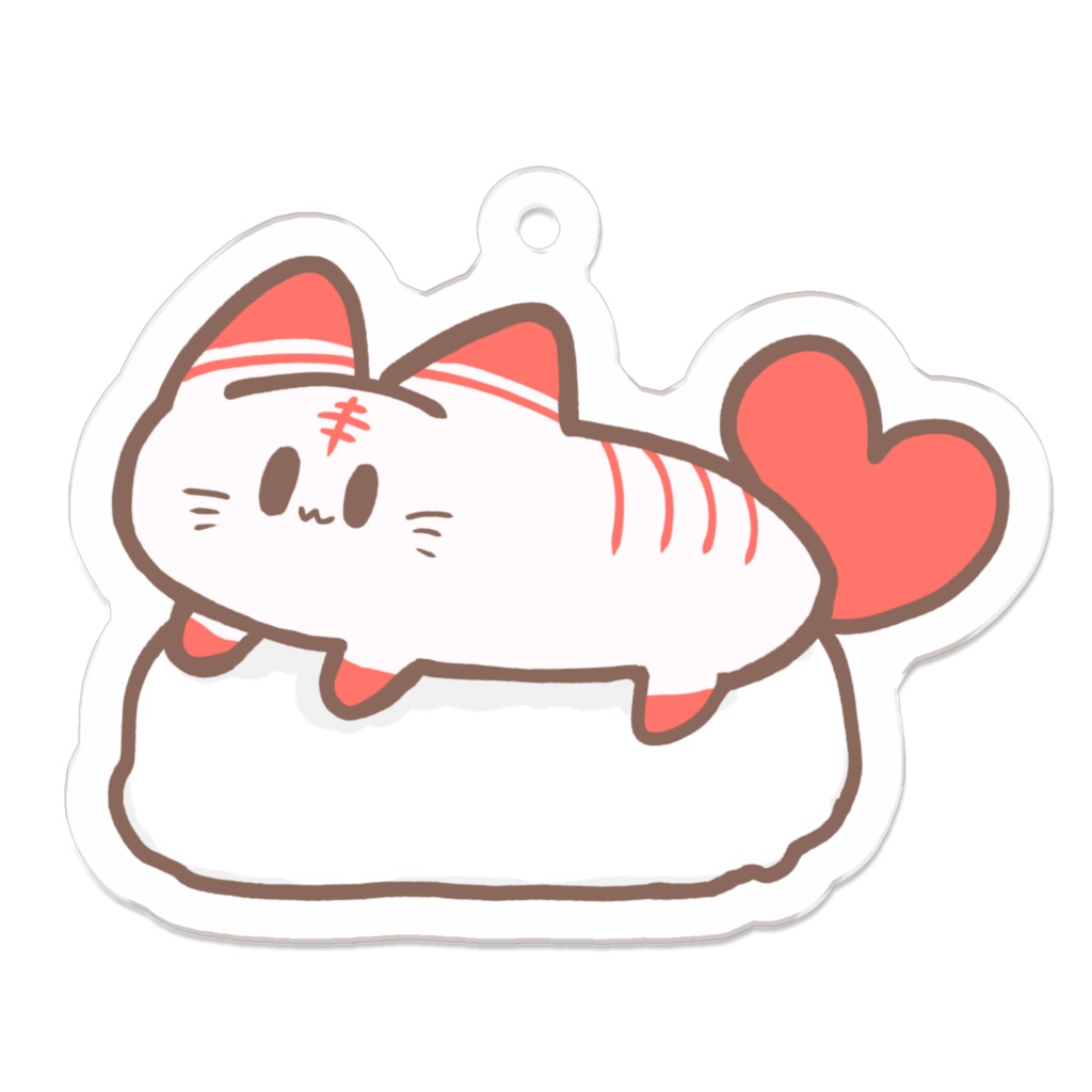 えびにゃん寿司アクリルキーホルダー