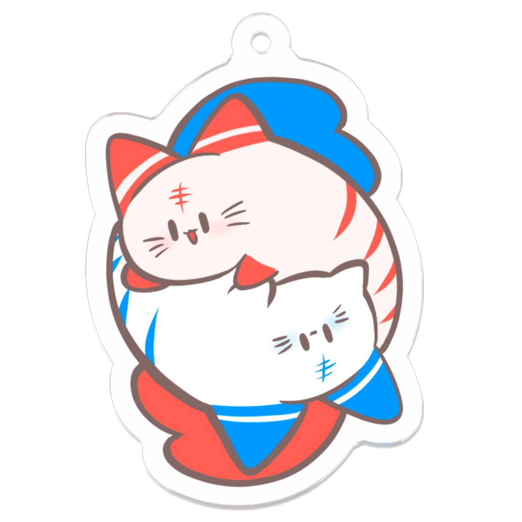 【ミスケット】えびにゃんツインアクキー