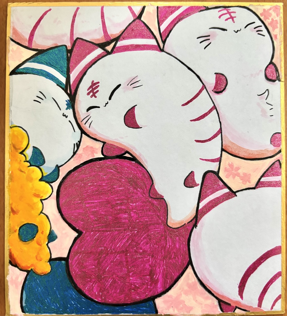 【みすけっと2025】えびにゃん色紙