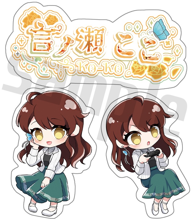 ロゴ、SDイラストステッカーセット