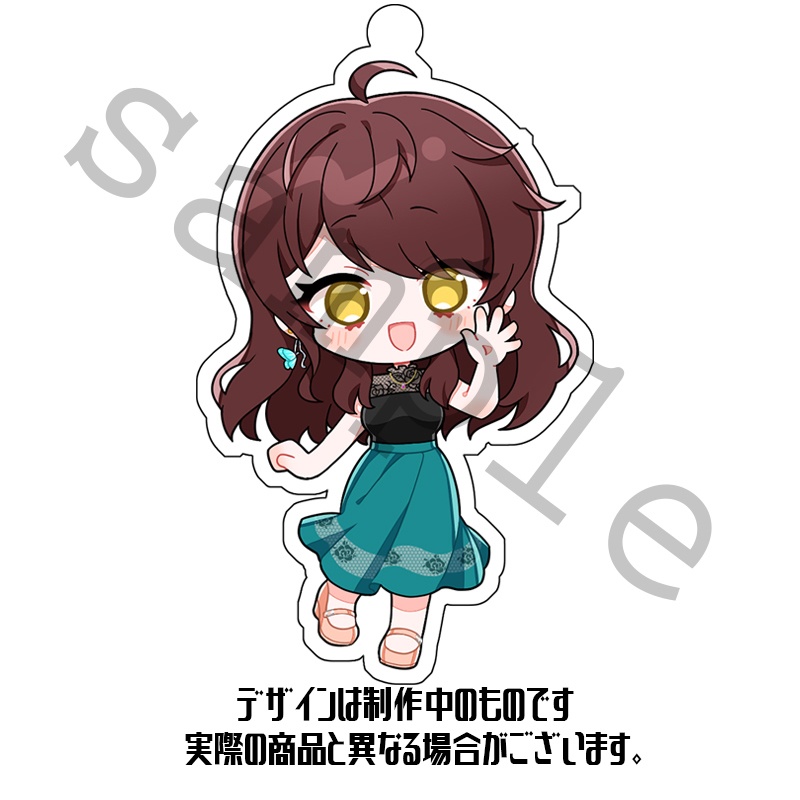 【2026/1/31まで受注生産】５周年記念　アクリルキーホルダー（手振り）