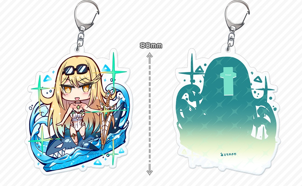 水着ホムラ・ヒカリ・ニア アクリルキーホルダー