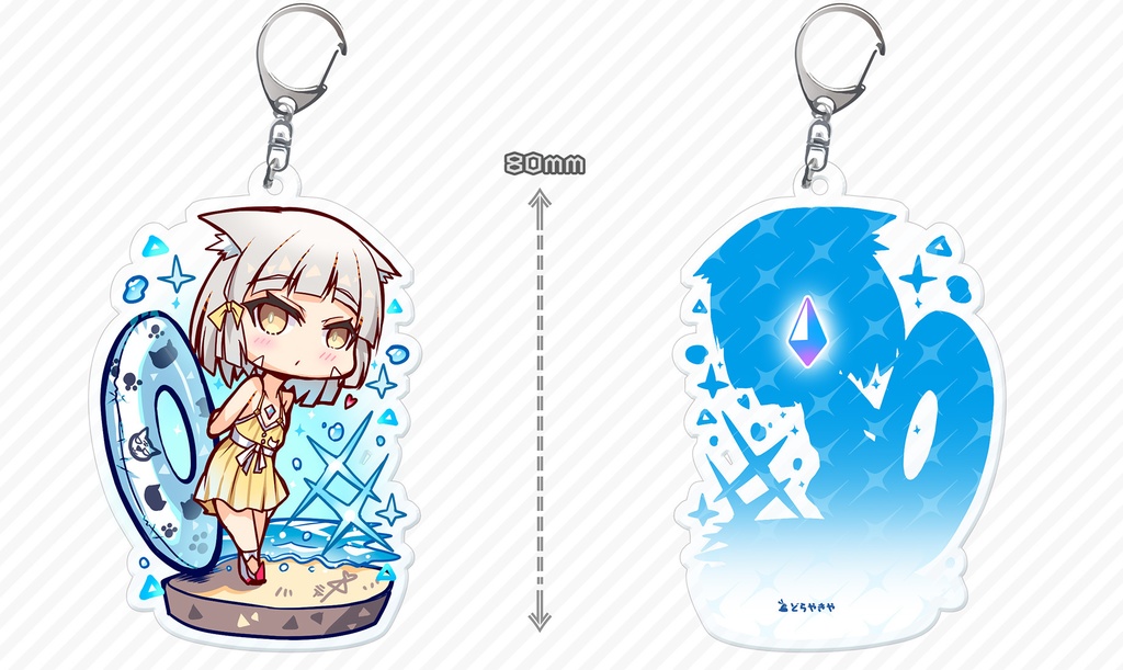 水着ホムラ・ヒカリ・ニア アクリルキーホルダー