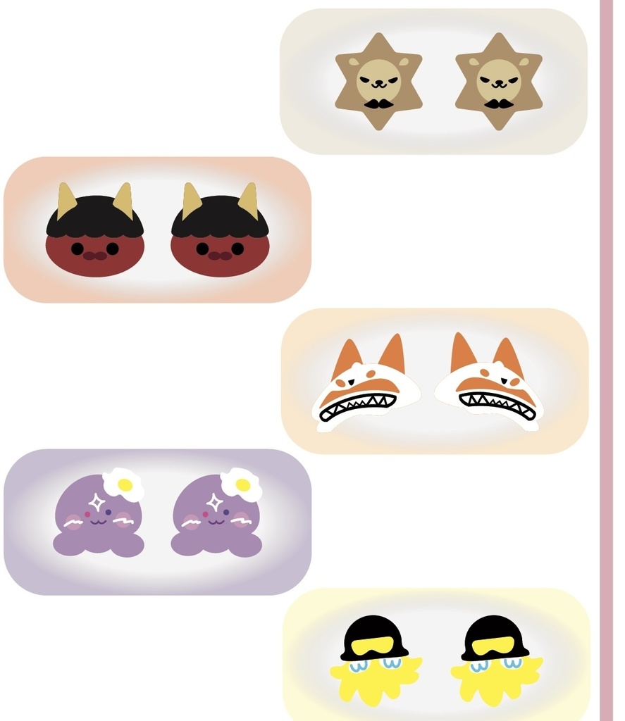 にじさんじen luxiem noctyx イメージピアス