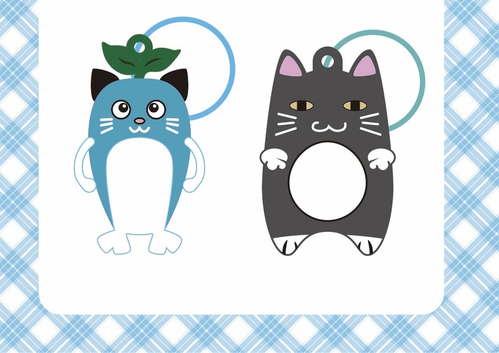にじさんじ　イメージアクリルチャイム　手作り　まめねこ　ロト