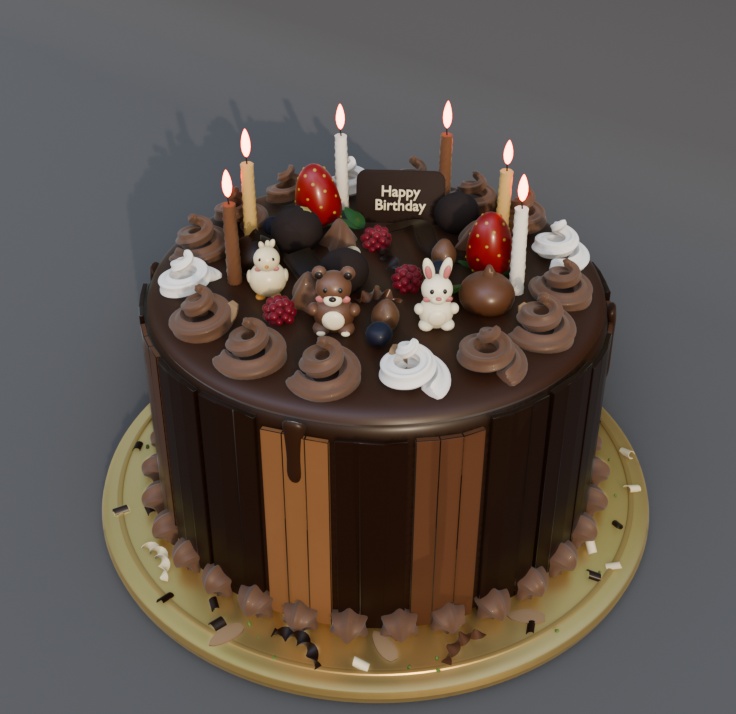 甘々ケーキ（ホール）3点セット　＋おまけ１種