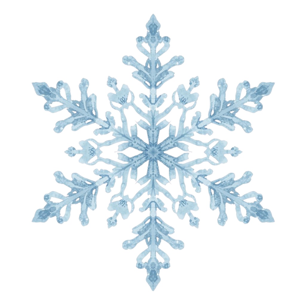 【水彩画風】エレガントなクリスマスモチーフ クリップアート 11点セット/ PNG透過