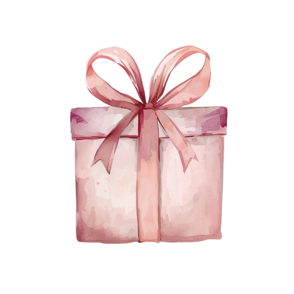 【水彩画風】エレガントなクリスマスモチーフ クリップアート 11点セット/ PNG透過