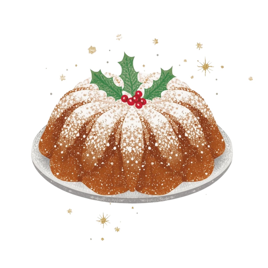 【水彩画風】エレガントなクリスマスモチーフ クリップアート 11点セット/ PNG透過