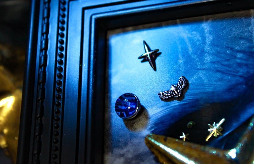 夜鷹の耳飾りセット