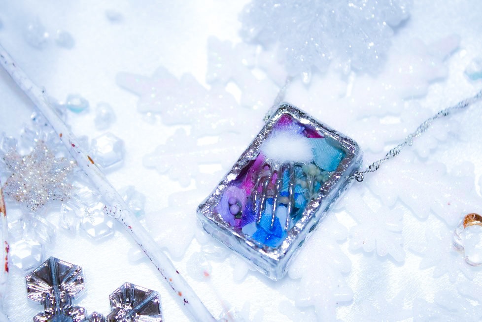 冬標本のネックレス