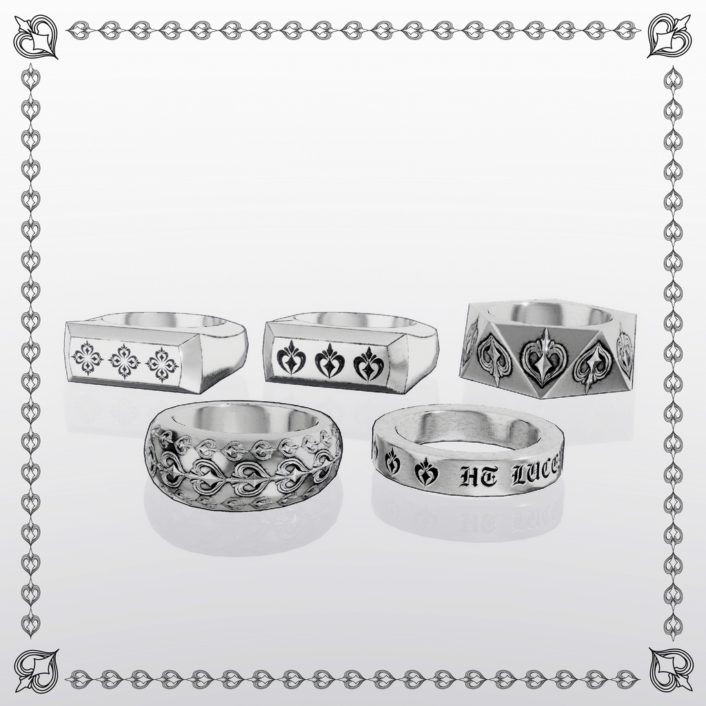 【VRChat】HTLC ring set Collection 02