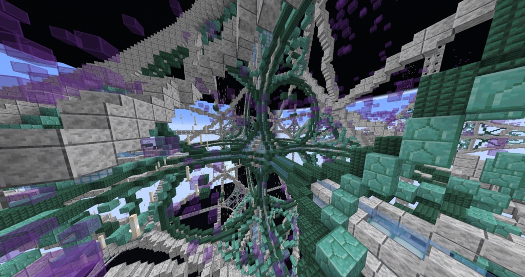 ✨ Crystal World in Minecraft 🔮