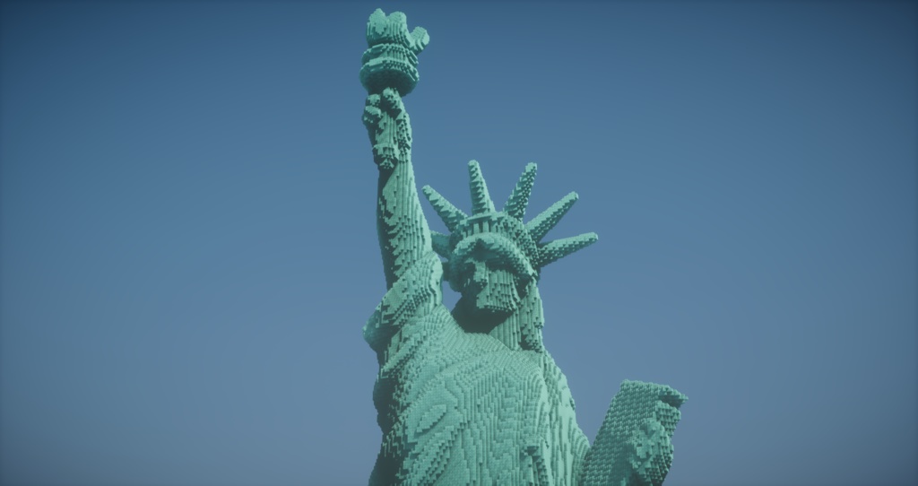 🗽Statue of Liberty in Minecraft🌟