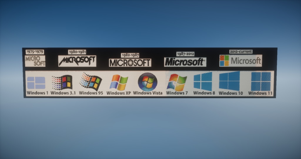 🖥️ Historic Microsoft Logos 🏙️