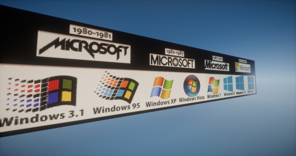 🖥️ Historic Microsoft Logos 🏙️