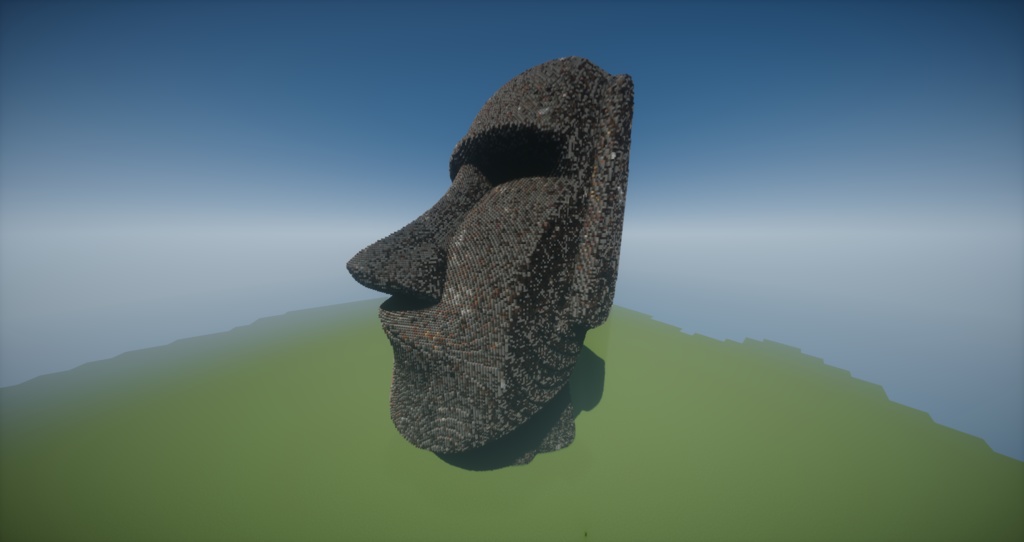 🌴🗿Easter Statue in Minecraft🗿🌴