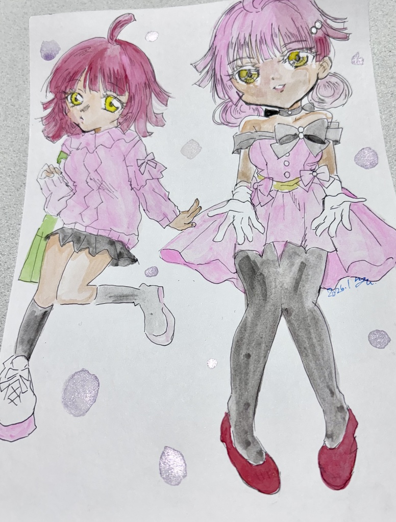 【A5サイズ】虹ヶ咲 天王寺璃奈【カラーイラスト】