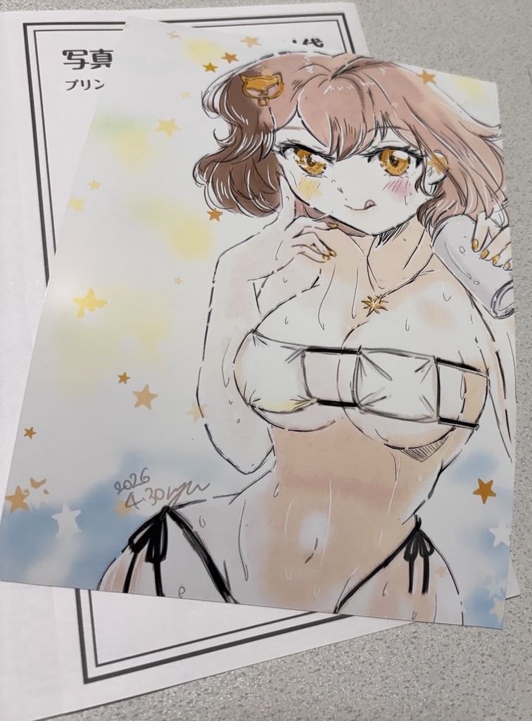 【勝利の女神：NIKKE】アニス 2Lブロマイド 水彩風 イラスト