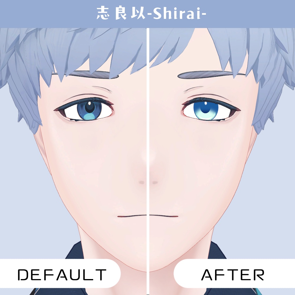 【複数アバター対応】ふわりアイ【Eye texture】