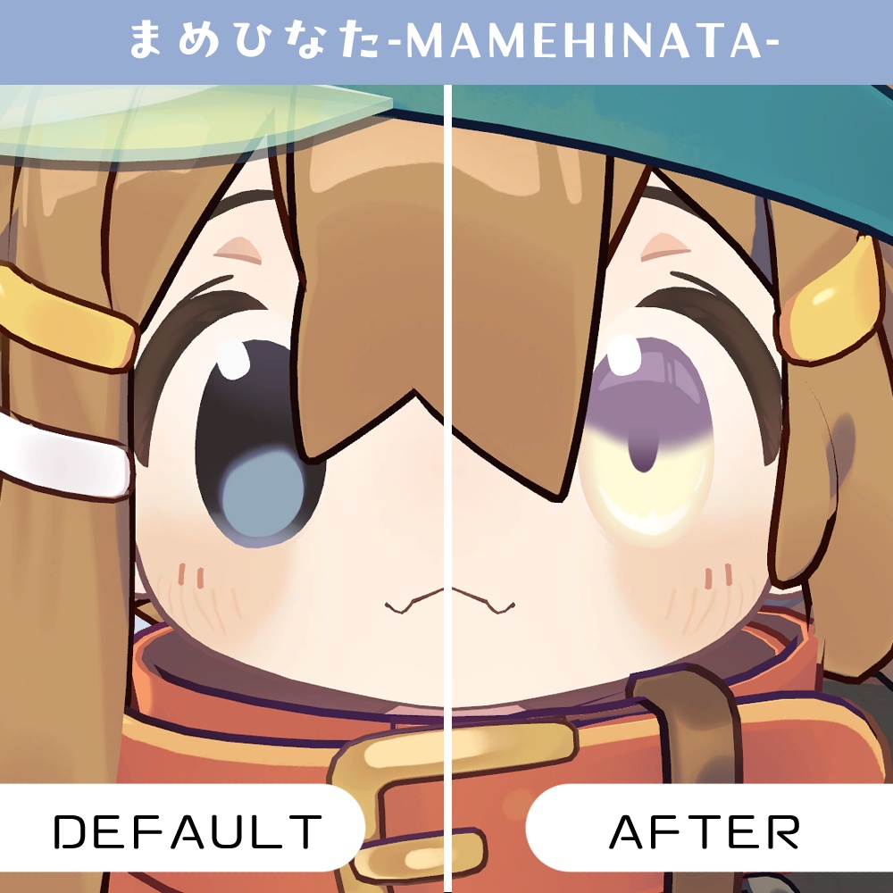 【複数アバター対応】ふわりアイ【Eye texture】