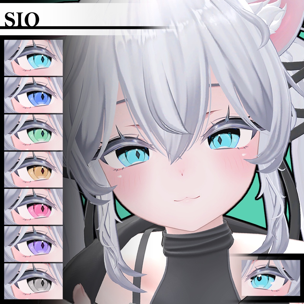 【複数アバター対応】ダリラアイ【Eye texture】