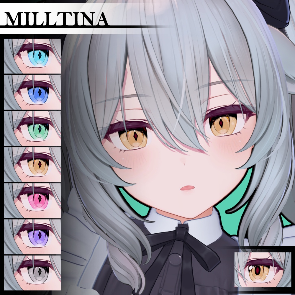 【複数アバター対応】ダリラアイ【Eye texture】